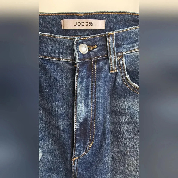 Joe's Jeans Denim Dark  Blue Size 29 Straight Leg Inseam 28 - Picture 4 of 8